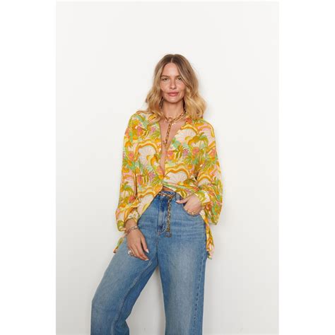 Never Fully Dressed Never Tropic Shirt Ld32 Women Multi Flannels