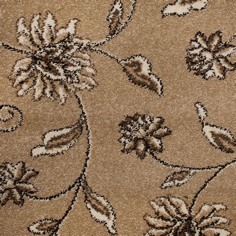 An image of a hand painted flower photographed through a gauzy fabric is rendered in silk on a wool ground. Beige Floral Castle Wilton Carpet | Buy Patterned Castle ...