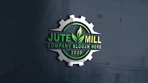 Free Jute Company Logo Template – GraphicsFamily