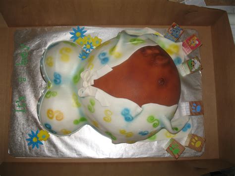 Pregnant Belly Cake Custom Cakes Virginia Beach Specializing In