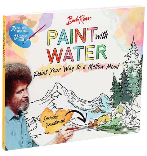 Bob Ross Paint With Water Book By Editors Of Thunder Bay Press