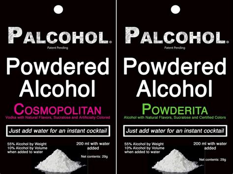 Yes Powdered Alcohol Is Real Its Already Banned In New York And At