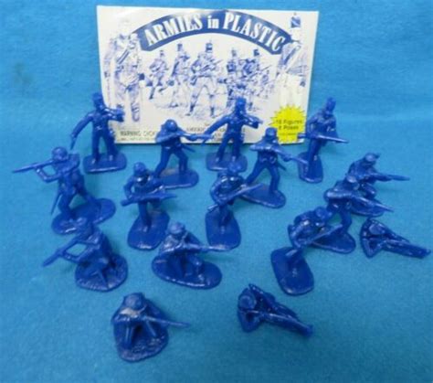 Armies In Plastic 5506 War Of 1812 American Army 16 Figures In 8 Poses