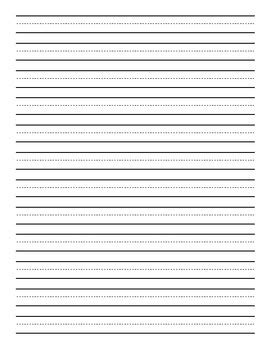 Printable writing paper templates for primary grades. Lined Paper - 2nd grade by courtney sislow | Teachers Pay Teachers