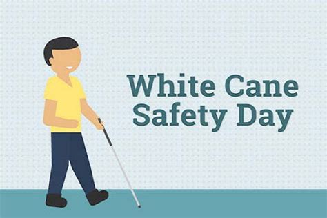 World White Cane Safety Day Tomorrow