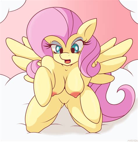 Rule 34 2014 Anthro Breasts Equine Female Fluttershy Mlp Friendship