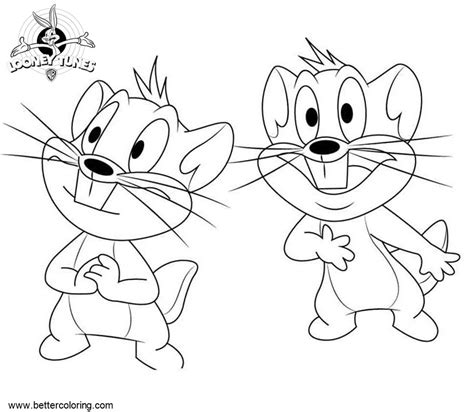 Explore our vast collection of free printable looney tunes coloring sheet at. Mouse Mac and Tosh from Looney Tunes Coloring Pages - Free ...