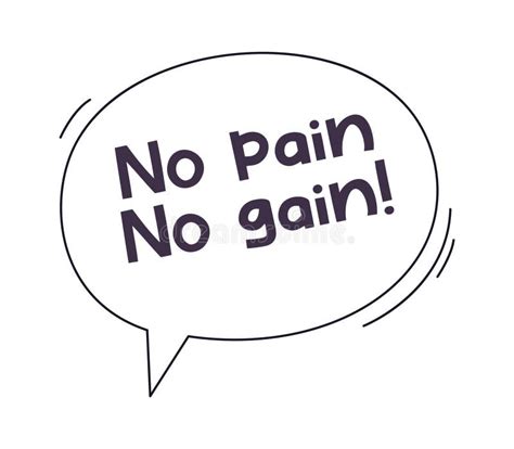 No Pain No Gain Stock Illustrations 518 No Pain No Gain Stock