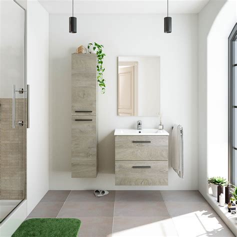 Mobile bagno moderno 74 o 100 cm mobili bagno in offerta fino a fine mese. Composizione mobile bagno sospeso moderno Altea 60 cm con colonna