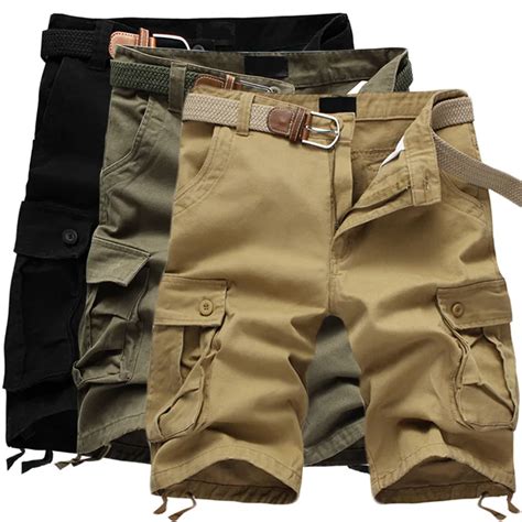 summer military tactical cargo shorts men multi pockets camouflage army military beach short men