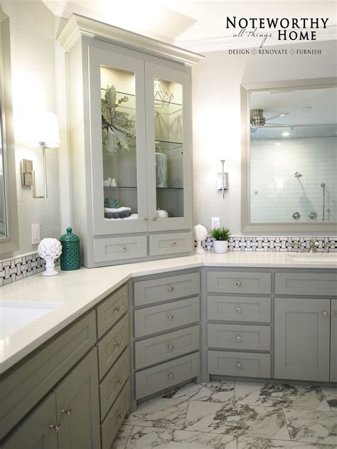 32+ style grey kitchen cabinets with white appliances pics. Repose Gray Sherwin Williams cabinets, cabinet tower ...