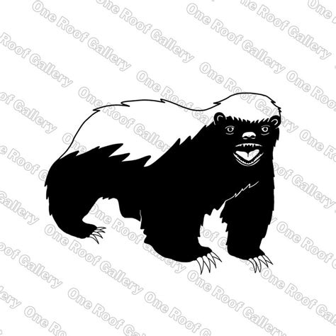 Angry Honey Badger Svg Angry Honey Badgers Png 2x Honey Badger