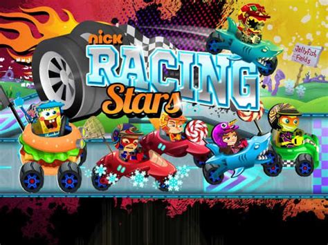 Nickelodeon Racing Stars Racing Game Racing Games Funny Games
