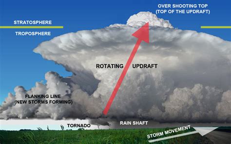 Science Visualized THE FORMATION OF TORNADOES FROM SUPERCELL