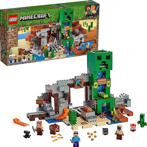 Lego Minecraft The Creeper Mine 21155 Juego De