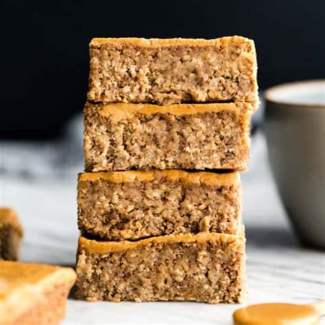 Healthy Peanut Butter Breakfast Bars Joyfoodsunshine
