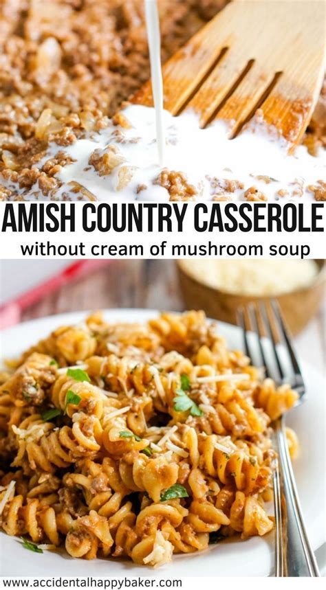 There's a pound of ground beef in the fridge, and now the choice is yours: Amish Country Casserole is an easy, filling and budget ...