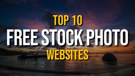 Top 10 Best Free Stock Photo Websites Youtube
