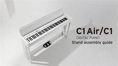 Korg C1 Airc1 Stand Assembly Guide Turn On Cc Youtube
