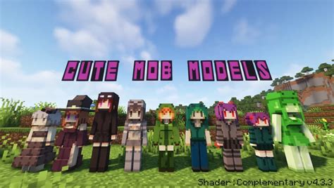 最新 Minecraft Cute Mob Models Resource Pack 294417 Minecraft Cute Mob