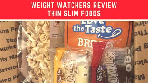 I was sent a package of items from thinslim foods to review and share with all of you. Weight Watchers Review | Thin Slim Foods - YouTube