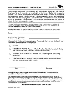 Employee Declaration Form Fill Online Printable Fillable Blank