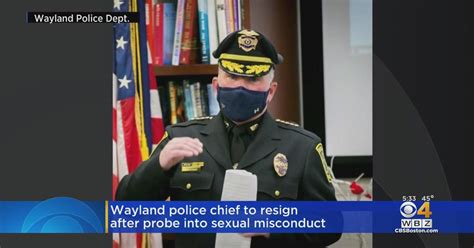Wayland Police Chief To Resign After Probe Into Sexual Harassment Cbs Boston