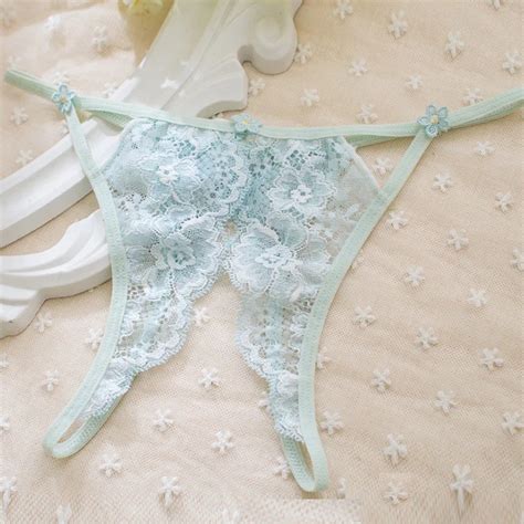 buy lovely doll sexy panties thong women strings sex open crotch panties