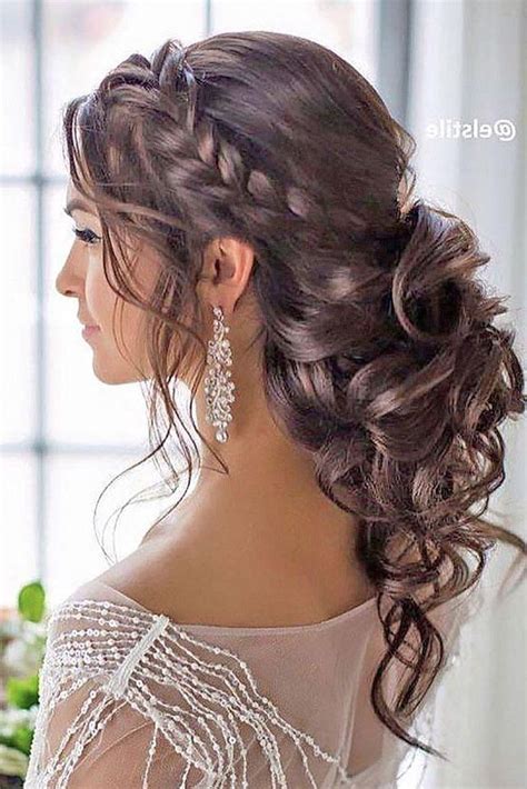 Long Hairstyles For Wedding Reception 81 Beautiful Wedding