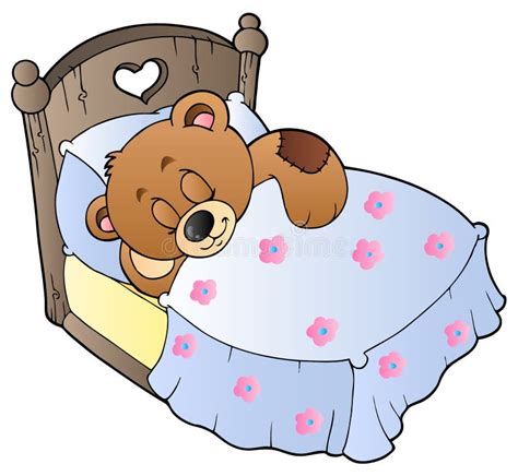 Cute Sleeping Teddy Bear Stock Vector Illustration Of Clipart 18234645