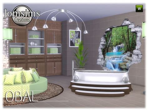 Jomsims Obal Bathroom Part2 Small Bathtub Bathroom Sets Bathroom