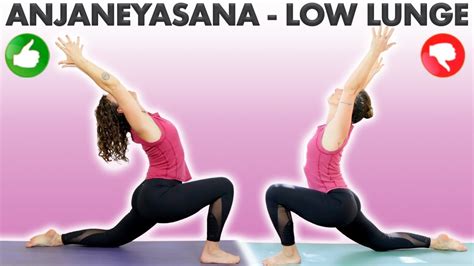 Anjaneyasana Pose Benefits And Steps Low Lunge Youtube