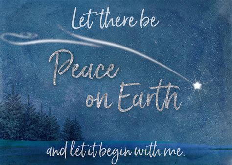 Peace On Earth Christmas Card Digital Art By Teresa Wilson Fine Art