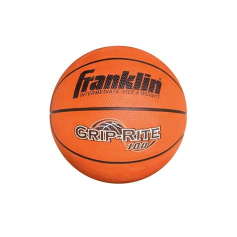 Franklin Sports Intermediate Size Grip Rite 100 Rubber Basketball 285