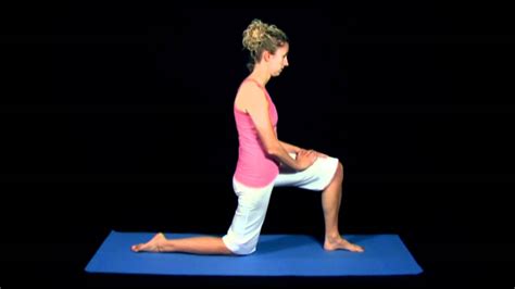 Kneeling Lunge Stretch Youtube