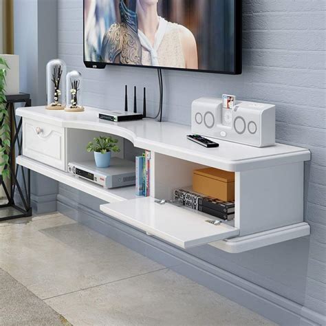 Buy Tv Cabinet Floating Shelf Wall Ed Tv Cabinet Floating Hutch Storage