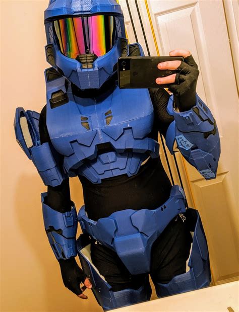 Halo 3 Master Chief Spartan Armor Cosplay Custom 3d Printed Etsy