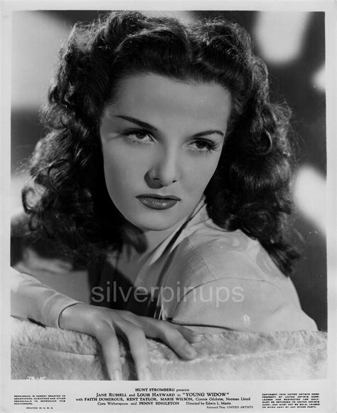 Orig 1945 Jane Russell Exquisite Beauty “young Widow” Debut Portrait Silverpinups
