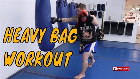 Beginner Heavy Bag Workout For Muay Thai Cross One Youtube