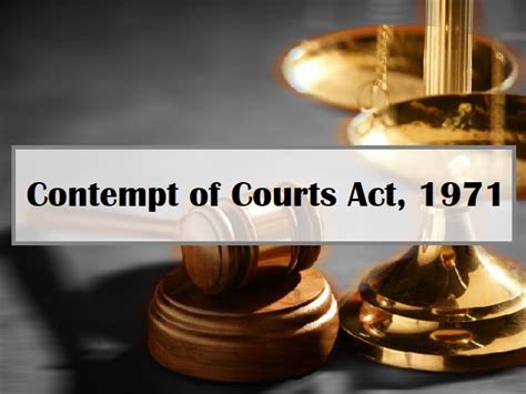 Explained What Is Contempt Of Court Contempt Of Courts Act Of 1971