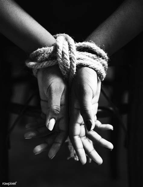 Hands Tied With A Rope Free Image By Rope Hands How
