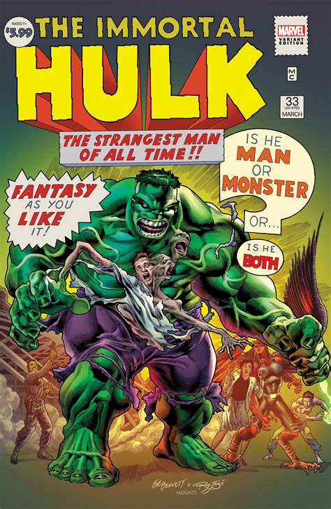 Immortal Hulk 2018 33 Variant Comic Issues Marvel