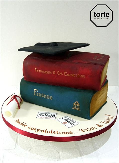 Maybe you would like to learn more about one of these? Engineering and Finance text books graduation cake # ...