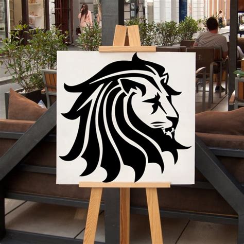 Lion 12 In X 12 In Custom Stencils Multiple Sizes