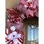 Outdoor Christmas Garland With Lights Red And White Door 