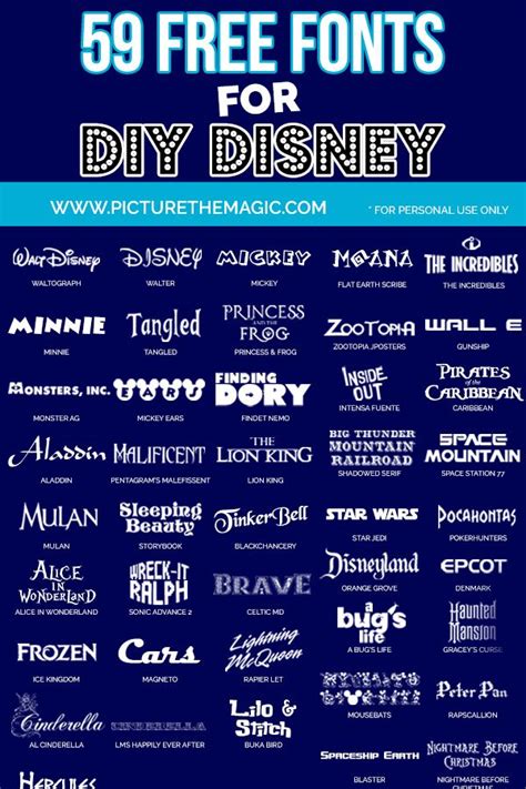 58 Free Disney Fonts Disney Font Disney Diy Disney Font Free