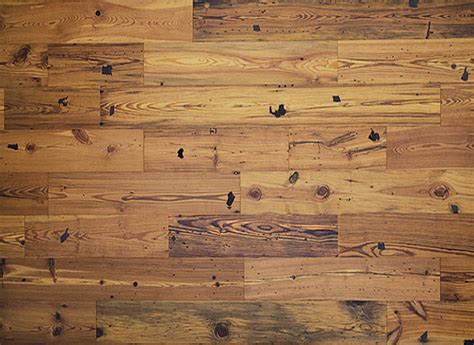 Antique Reclaimed Heart Pine Engineered Prefinished Wood