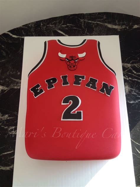 Chicago Bulls Jersey Cake By Maris Boutique Cakes Jersey Chicago Bulls Cake