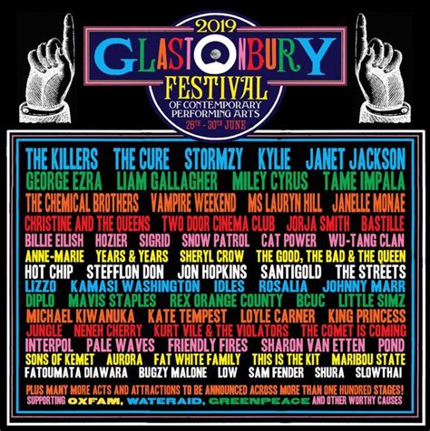 every glastonbury line up poster since 1970 glastonbury festival glastonbury music festival