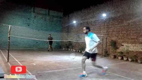 The umpire makes calls regarding service faults and other player faults or lets. Badminton Single Match Outdoor Club Between two Players ...